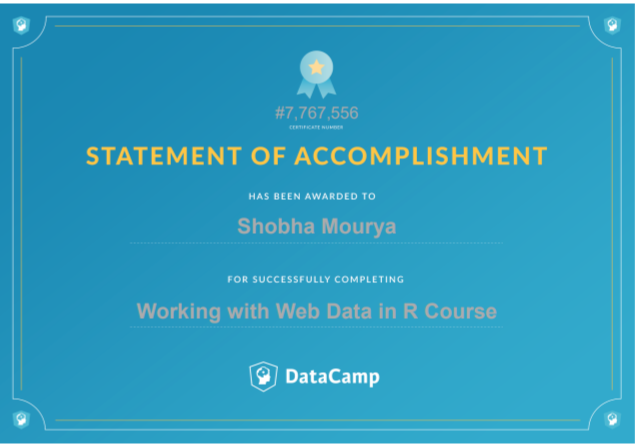 DataCamp-Working with Web